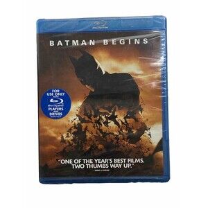 Batman Begins w/ Special Features Blu-ray DVD Brand New Sealed HD PS3 PS4 PS5